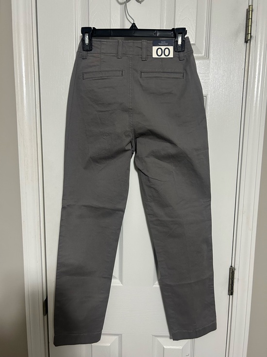 Women’s Gray Straight-Leg Pants - Picture 2 of 3